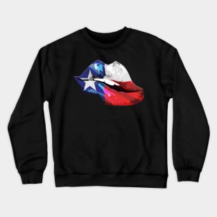 Sexy Texas Lips Crewneck Sweatshirt